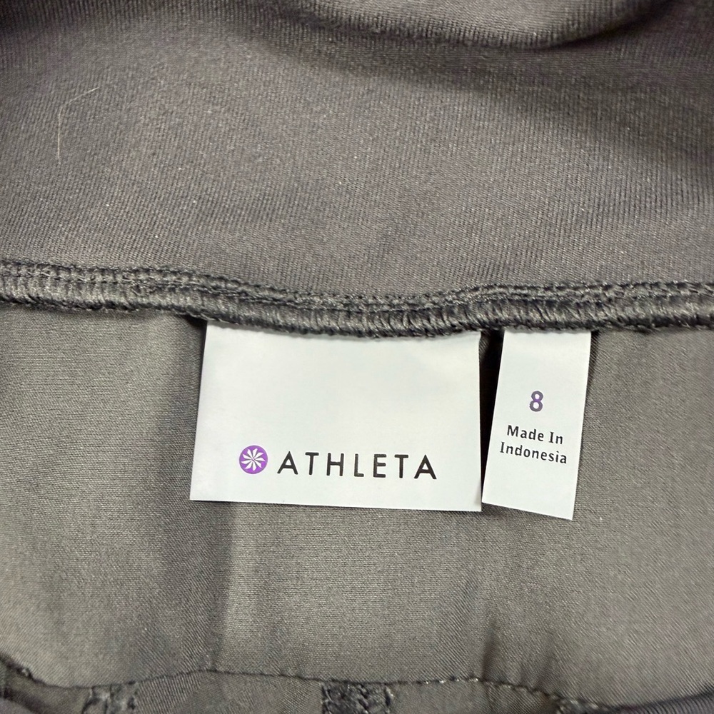 Athleta Gray Joggers Pockets Athleisure Size 8 Women’s - Picture 9 of 11